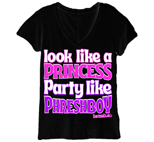 PRINCESS WOMEN'S TEE (BLACK)